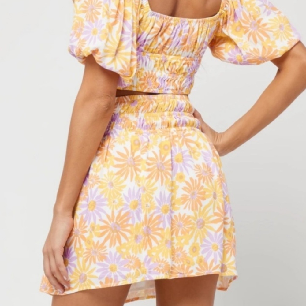 L*Space Oopsie Daisy‎ Printed Jax Skirt, Mini, Elastic Waist, Medium NWT - Picture 5 of 12